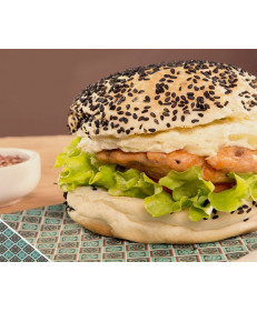 Hambúrguer  de  Camarão  Picante