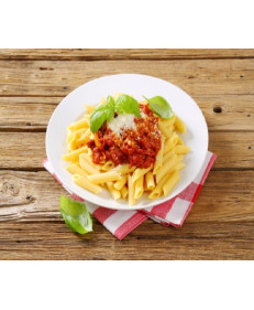 Penne ao Molho de Bolonhesa Penne ao Molho de Bolonhesa